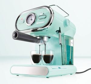 SILVERCREST® KITCHEN TOOLS Espresso kávovar SEM 1100 D3, tyrkysová (100352062)