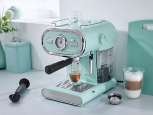 SILVERCREST® KITCHEN TOOLS Espresso kávovar SEM 1100 D3, tyrkysová (100352062)