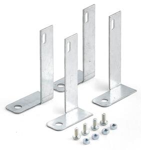 AJ Produkty Podlahový úchyt IDEAL, pro výšku 2500 mm, bal. 4 ks