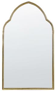 Zrcadlo ACONCHI 58 cm 100 cm Kov Zlatá