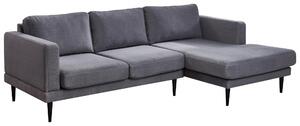 ROHOVÁ SEDAČKA, textil, šedá Carryhome - Sedací soupravy, Online Only