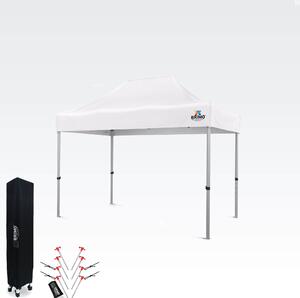 BRIMO Nůžkový stan 2x3m - bez 3 stěn - Bílá S. Alu