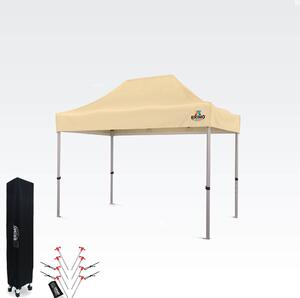 BRIMO Nůžkový stan 2x3m - bez 3 stěn - Béžová S. Alu