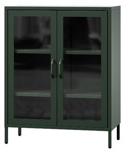 Vitrína GINA, 800 x 1015 x 400 mm, Modern: zelená láhev barva