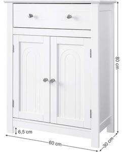 Koupelnová skříňka Chantelle (60x80x30 cm, bílá)