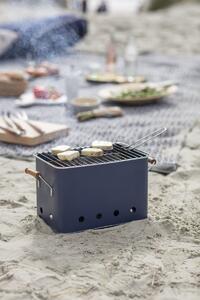 Přenosný gril Cleveley Bucket BBQ Blue Garden Trading
