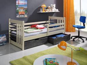 Meblobed Dětská postel Otylia - komplet Velikost spací plochy: 180x80, Barva dílů: buk, Barva konstrukce: olše
