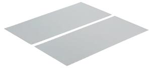AJ Produkty Boční plechová výplň pro regál MIX s otevřeným rámem, 2500x600 mm, pozink