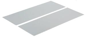 AJ Produkty Boční plechová výplň pro regál MIX s otevřeným rámem, 2500x500 mm, pozink