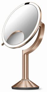 Kosmetické zrcátko Simplehuman Trio rose gold nerez ocel SHST3034