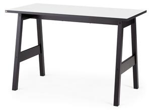 AJ Produkty Psací stůl NOMAD, 1200x600 mm, bílá/černá