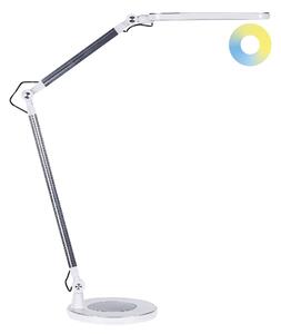 LED stolní lampa GRUS se stmívačem Kov Stříbrná