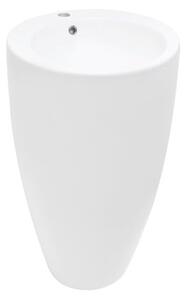 Volně stojící umyvadlo SAT Fusion 85x50 cm otvor pro baterii uprostřed SATFUS8550