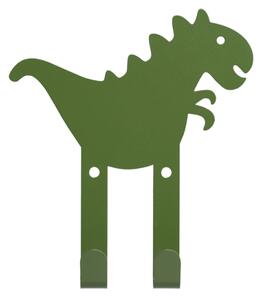 Kovový háček na stěnu Dinosaur Green Tranquillo