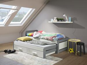 Meblobed Dětská postel Tamara II - TOP PRODUKT Velikost spací plochy: 180x80, Barva dřeva: přírodní, Barva desky: dub sonoma