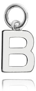 MINET Stříbrný přívěs drobné písmeno "B" JMAS900BSP00