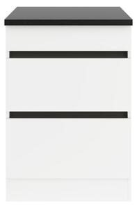 Rohová kuchyně Trixy bílá levý roh 230x170 cm
