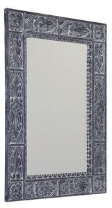 Sapho UBUD zrcadlo ve vyřezávaném rámu, 70x100cm, šedá