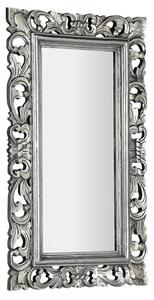 Sapho SAMBLUNG zrcadlo ve vyřezávaném rámu, 40x70cm, stříbrná
