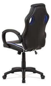 AUTRONIC kancelářská židle KA-V505 BLUE, černá-modrá