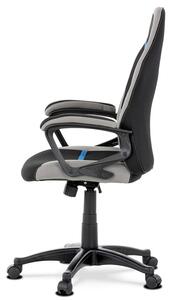AUTRONIC kancelářská židle KA-L611 BLUE, černá-modrá