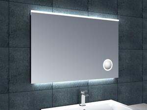 Zrcadlo s LED osvětlením a kosmetickým zrcátkem 1000x650x30mm