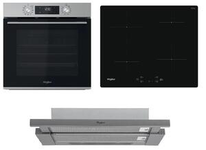 Akční set spotřebičů Whirlpool trouba OMK58CU1SX + indukční deska WSQ7360NE + výsuvný odsavač par AKR7491IX SETWH23