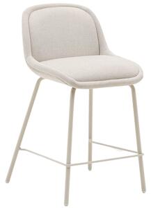 Béžová čalouněna barová židle Kave Home Aimin 65 cm