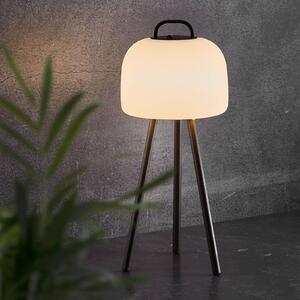 LED stolní lampa Kettle Tripod kov, stínidlo 22 cm
