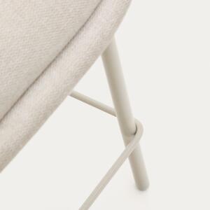 Béžová čalouněna barová židle Kave Home Aimin 65 cm