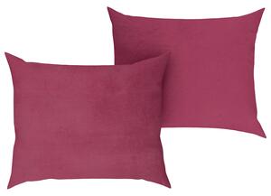 LOOKS by Wolfgang Joop Saténový potah na polštář, 2 kusy, 50 x 60 cm (růžová/růžovo-fialová) (100352745002)