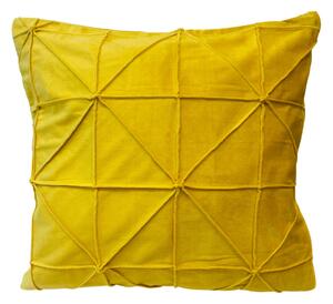 Dekorační povlak 45x45cm Cube žlutá TiaHome