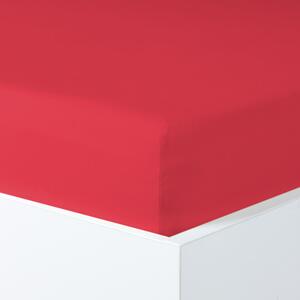 Napínací prostěradlo MAKO JERSEY s elastanem červená Velikost: 140-160x200-220 cm