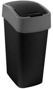 Curver FLIPBIN odpadkový koš 50L černý, 02172-Y09 pro třídění odpadu / plasty