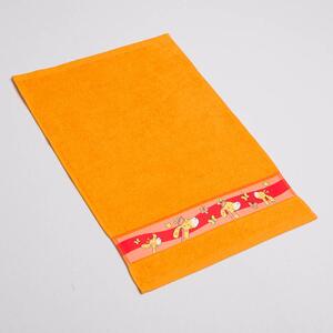 Dětský ručník Veba RUJANA Žirafy tisk oranžová Velikost: 30x50 cm