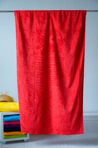 Plážová osuška Veba RIVIERA červená Velikost: 104x180 cm
