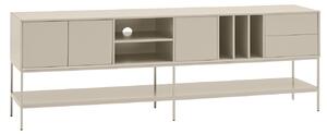 Krémový TV stolek Teulat Platt 220 x 45 cm