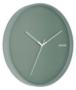 KARLSSON Nástěnné hodiny Hue Metal zelená ø 40 cm × 4,5 cm