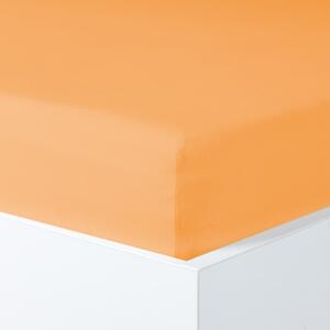 Napínací prostěradlo JERSEY s elastanem oranžová Velikost: 60x120 cm