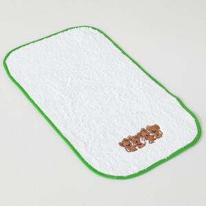 Dětský ručník Veba LOTA bílá s výšivkou Myšky zelená lemovka Velikost: 30x50 cm