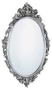 Sapho, DESNA zrcadlo v rámu, 80x100cm, stříbrná Antique, IN344