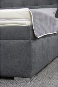 Čalouněná postel Trent 180x200, šedá, bez matrace