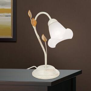 Stolní lampa Sisi florentský styl, slonovina-zlatá