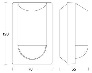 Steinel 034702 - Venkovní senzor pohybu ECO IP54 černá