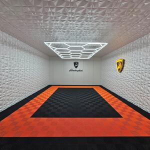Hexagon světelný LED panel, vč. rámu