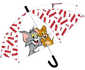 Dětský vystřelovací transparentní deštník Tom a Jerry