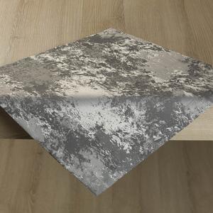 Ubrus Veba CARLO Awake obálkový lem šedá Velikost: 40x40 cm