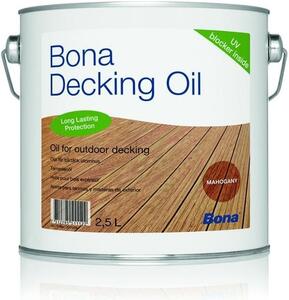 Olej na venkovní terasová prkna Bona Decking Oil mahagon (2,5 l)