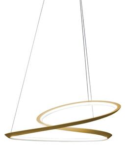Nemo Kepler Minor Uplight, moderní svítidlo pro nepřímé osvětlení, 77W LED 3000K stmívatelné, zlatá, prům. 84cm