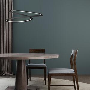 Nemo Kepler Petite, černé svítidlo pro přímé osvětlení, 50W LED 2700K stmívatelné, prům. 50cm